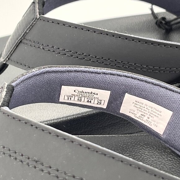 Columbia Hood River Flip Flop Sandal Size 11 Black Graphite Slip On EVA Casual - Picture 7 of 9